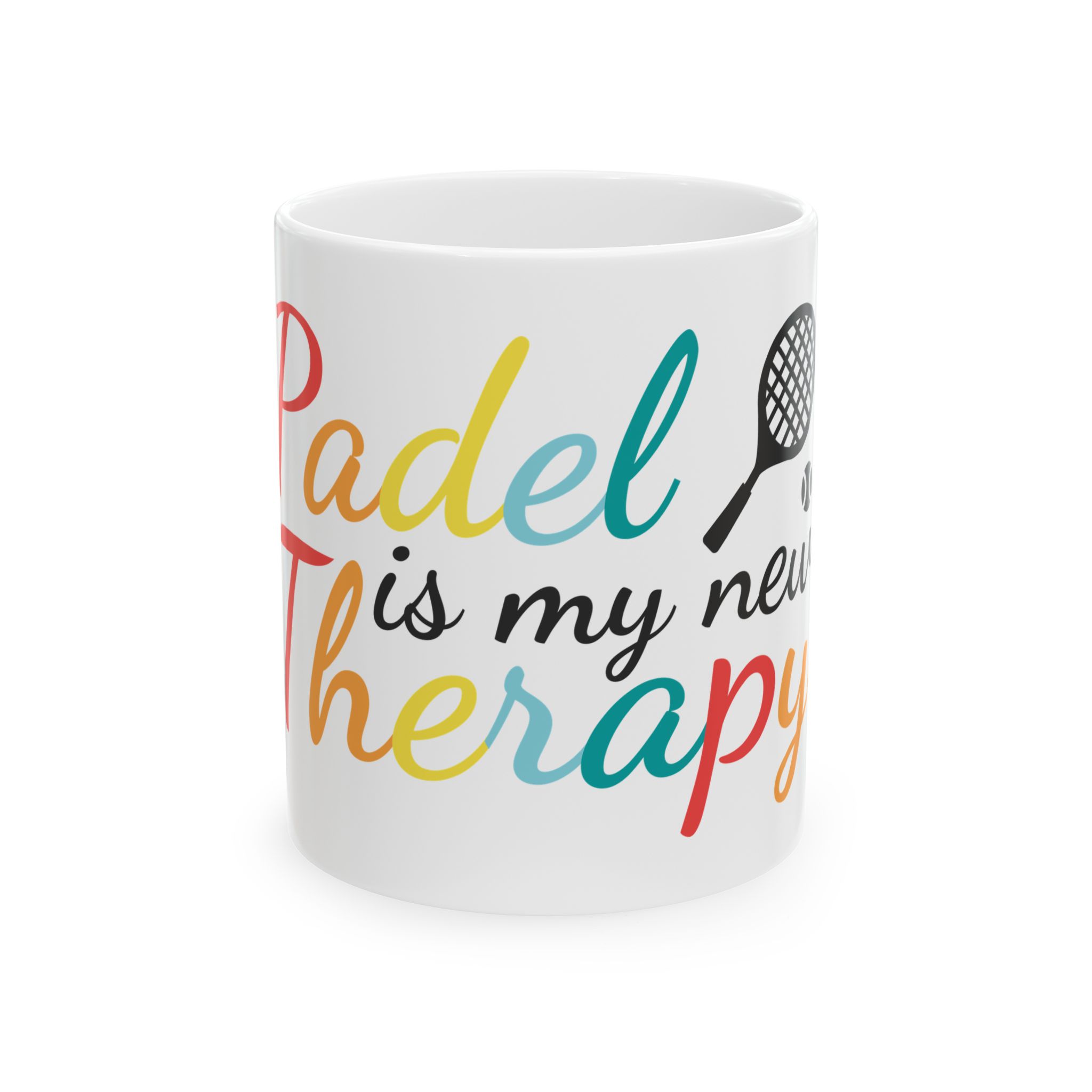 Cană Padel „Padel Therapy” – Cană Personalizată pentru Pasionații de Padel - imagine 2