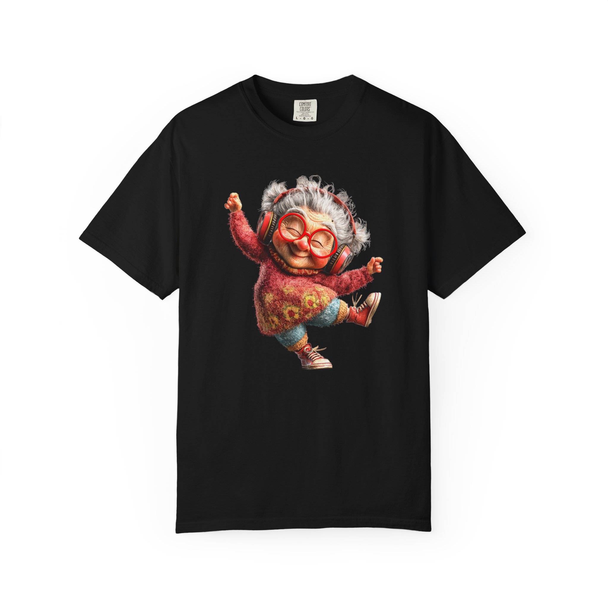 Tricou personalizat „Bunica Cool Dansatoare” – grafică veselă, mesaj pozitiv, bumbac 100%, damă, bărbat